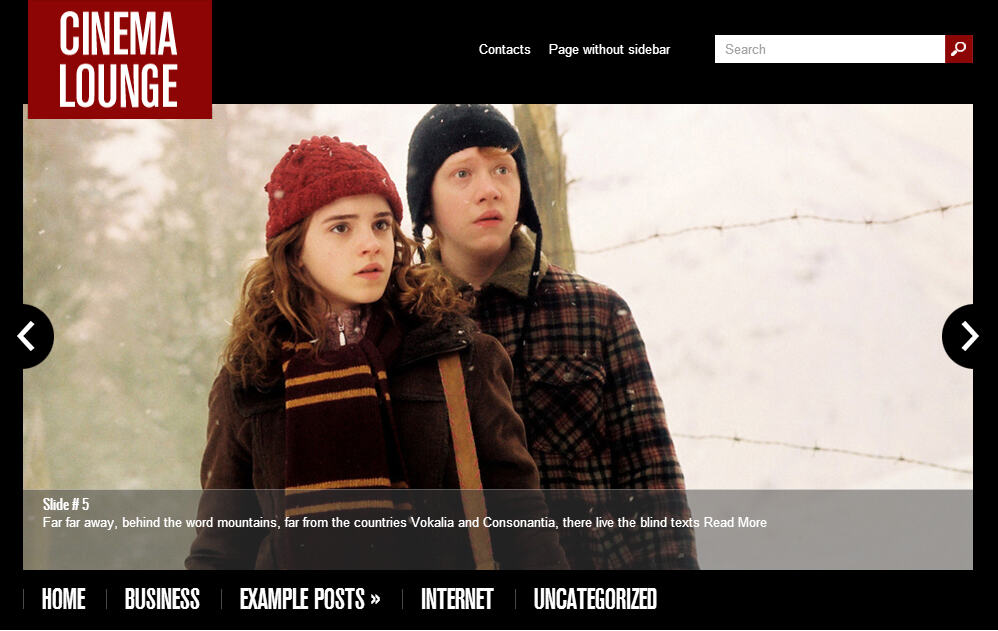 Cinema WordPress Themes & Templates 70