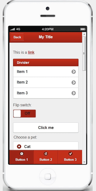 jquery mobile template 60