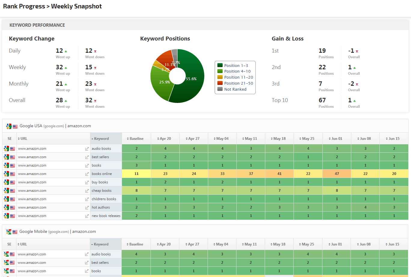 SEO Report Templates Word Excel Samples