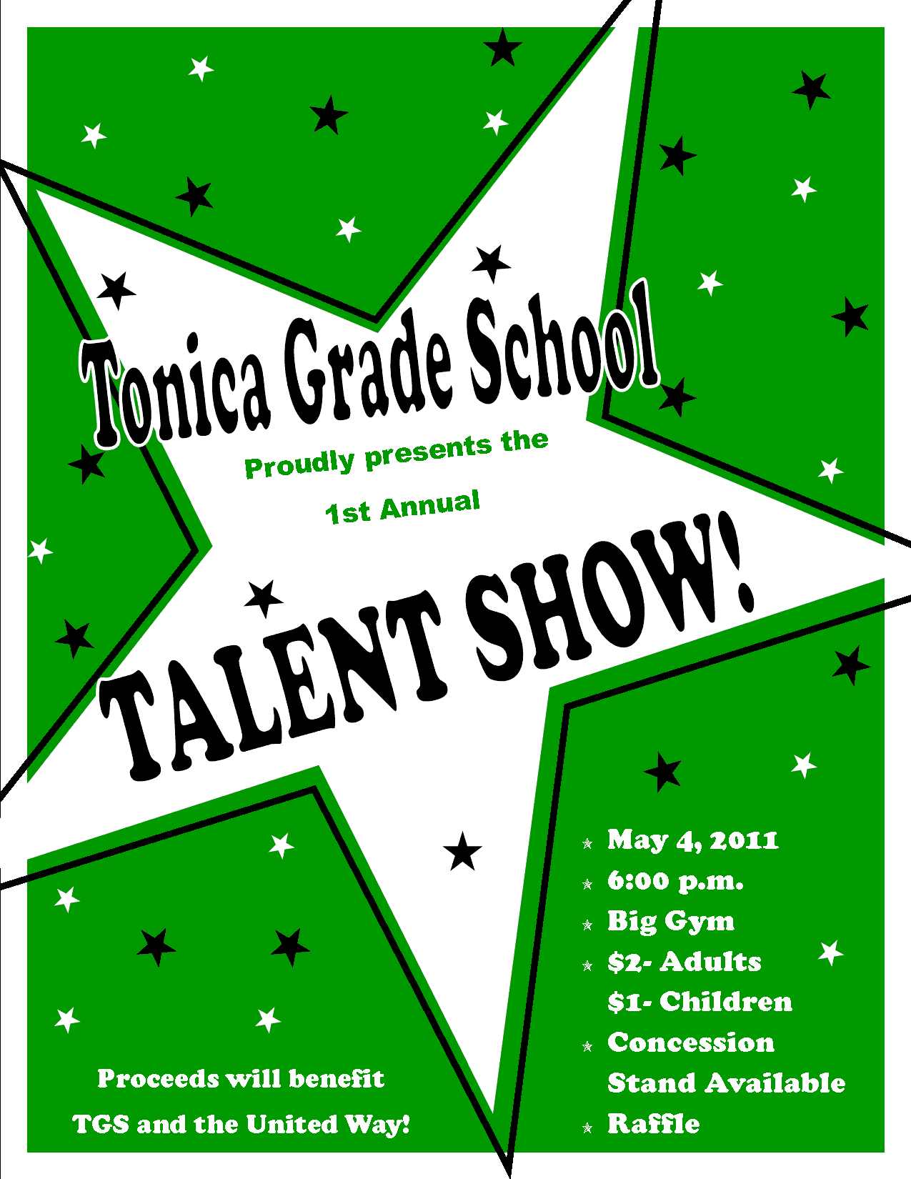 talent show flyer 50