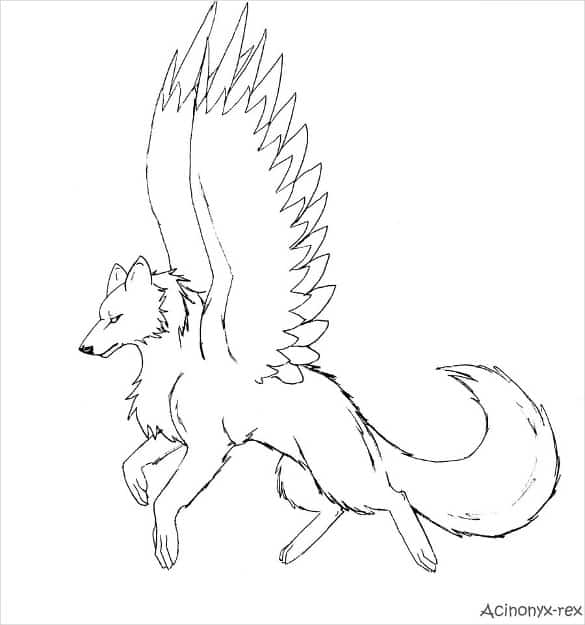wolf template 70