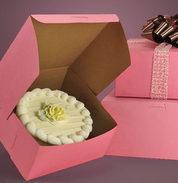 cake box template 40