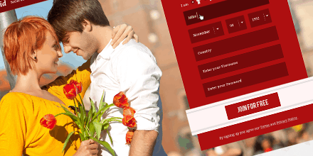 dating landing page template 100