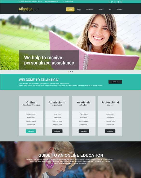 php website template 10