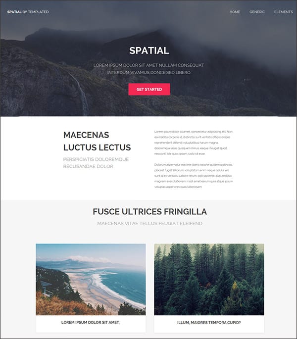 php website template 90