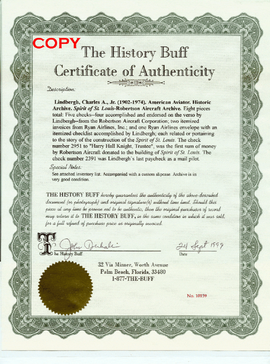 Certificate Of Authenticity Template 60