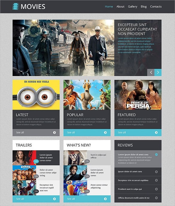 Cinema WordPress Themes & Templates 40