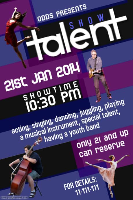 talent show flyer 10