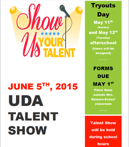 talent show flyer 1100