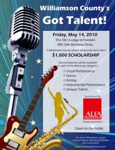 talent show flyer 20