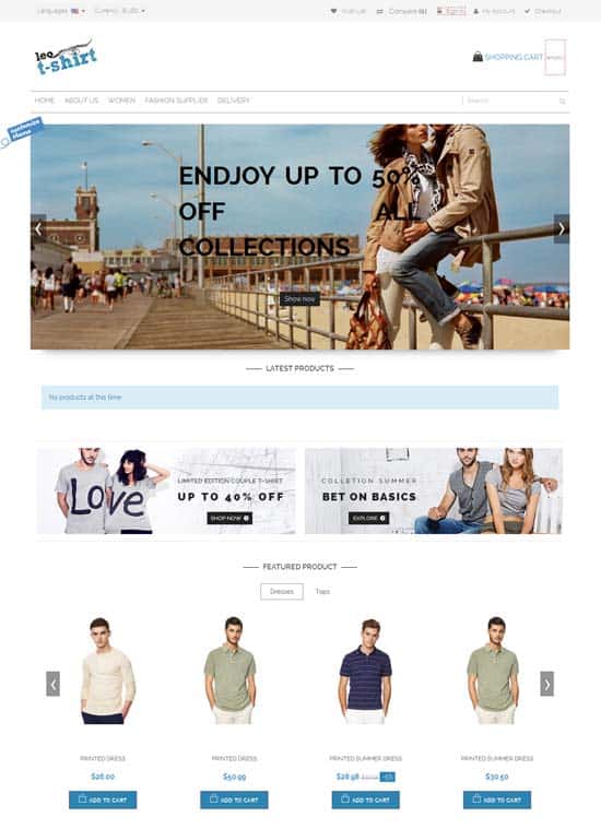 Free Prestashop Theme 30