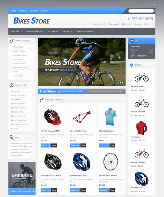 Free Prestashop Theme 50