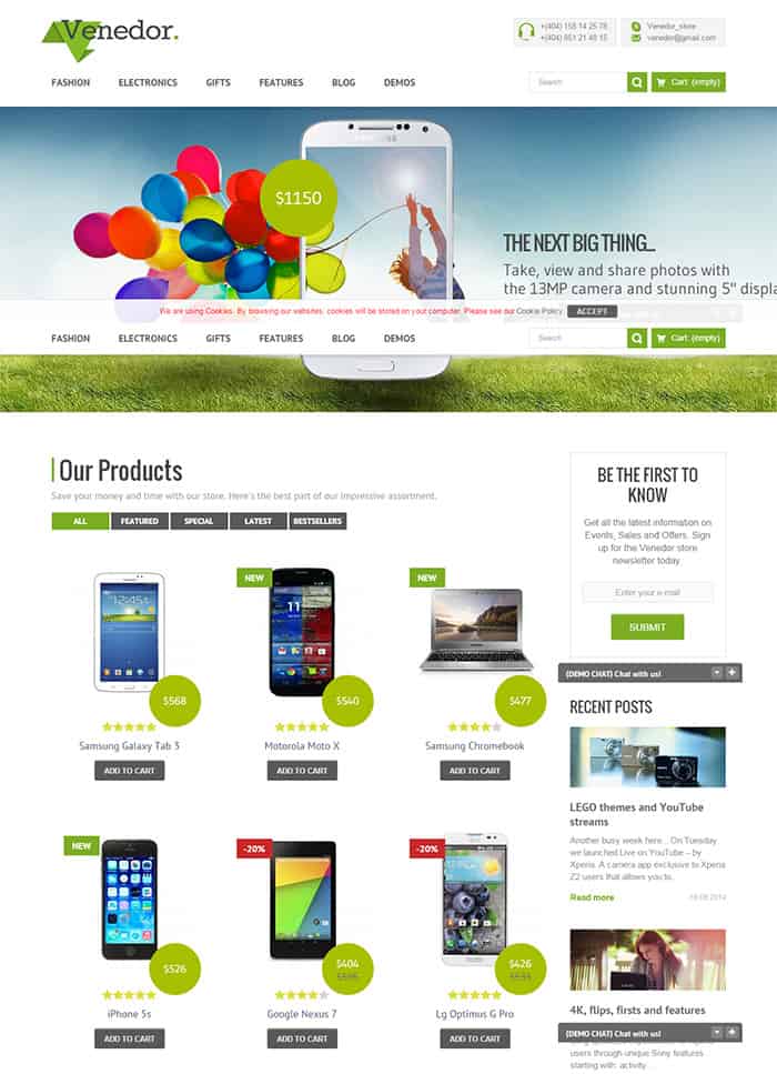 Free Prestashop Theme 80