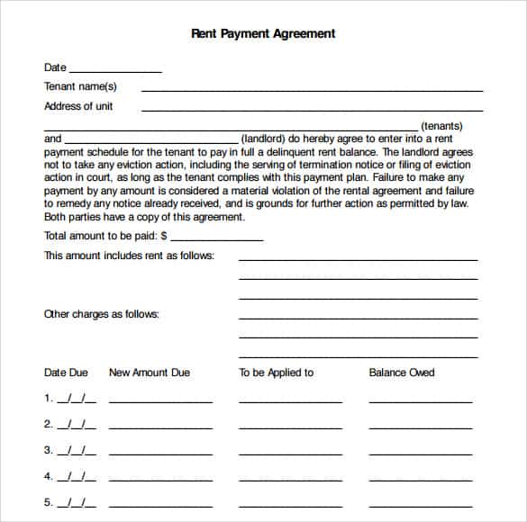 16+ Payment Plan Agreement Templates Word Excel Samples