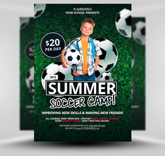 Soccer Flyer Templates 20