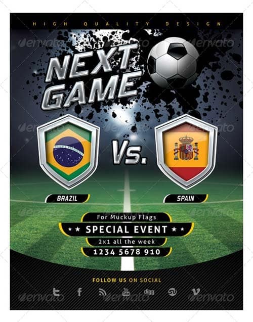 Soccer Flyer Templates 80