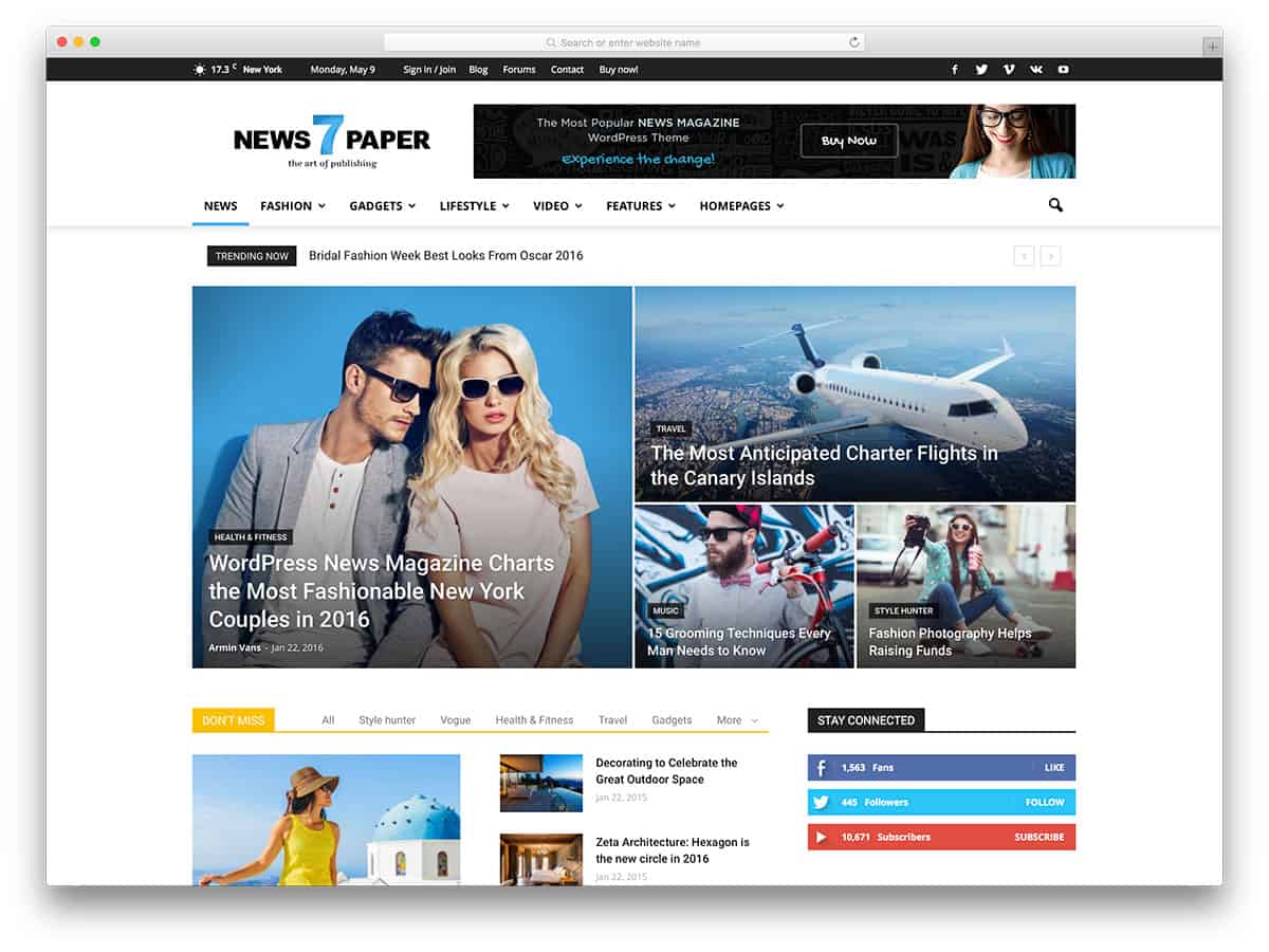 Tech Blog WordPress Themes 10