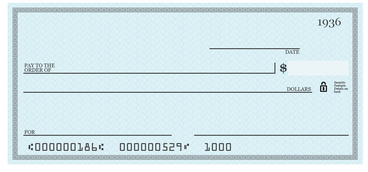 blank check template 111