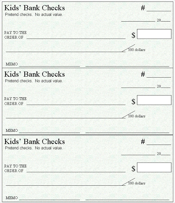 blank check template 888
