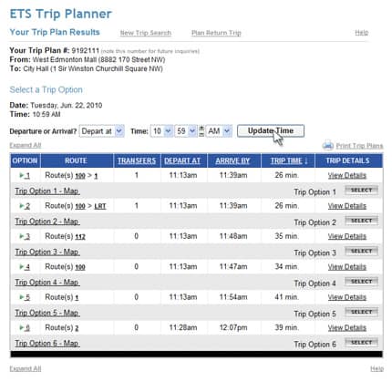 itinerary
