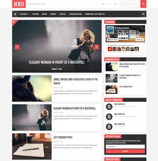 html5 blog template 20