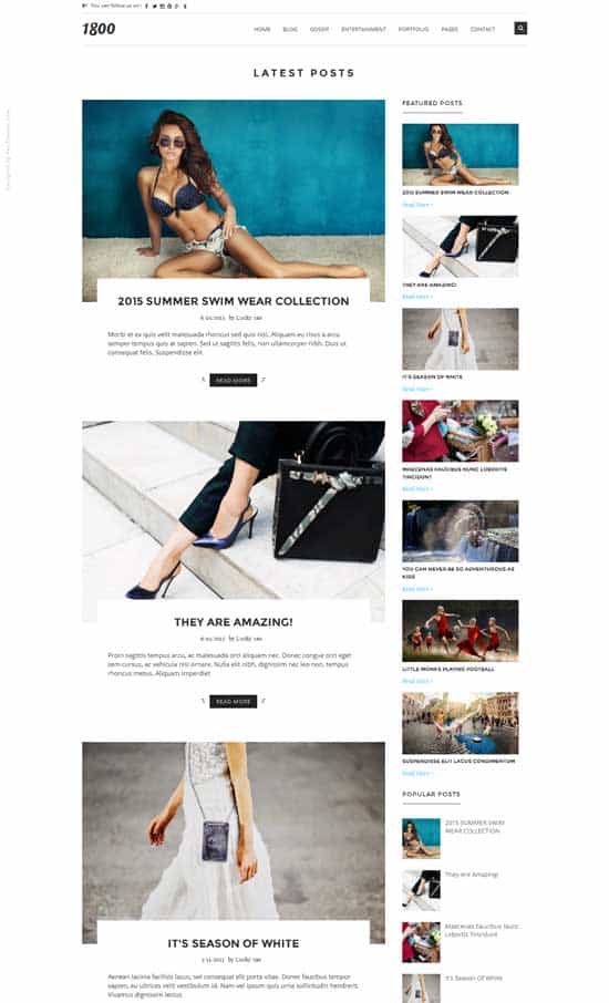 html5 blog template 90