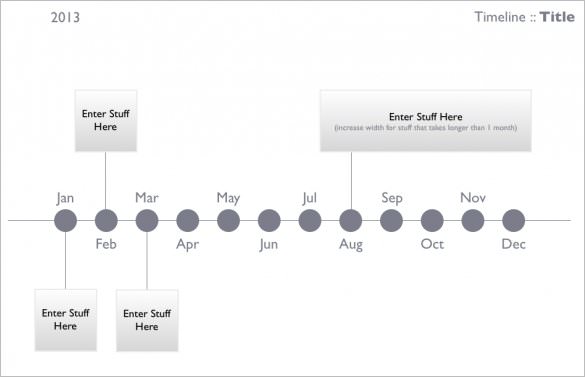 keynote timeline template 111