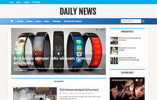 news blogger template 30