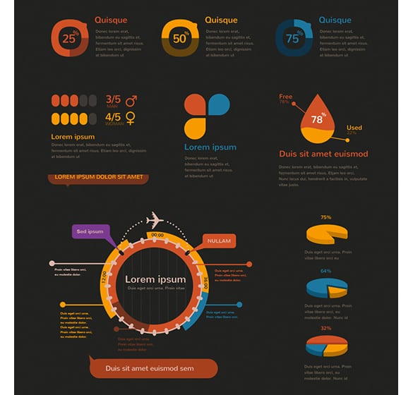 psd infographic 80