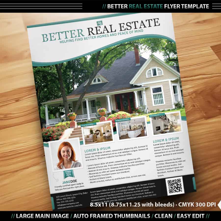real estate flyer template 70