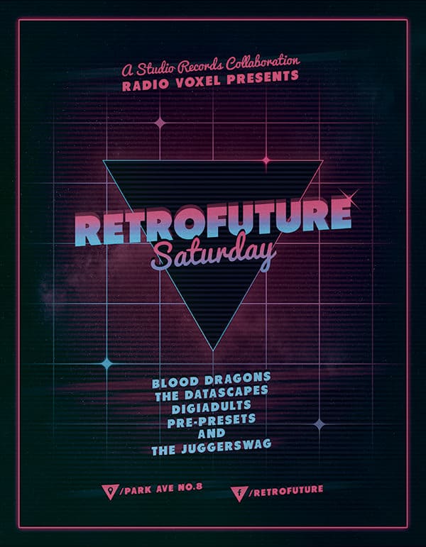 retro style flyer 110