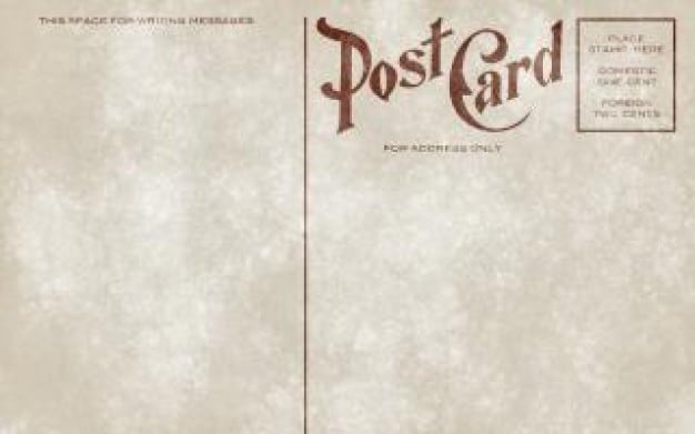 vintage postcard template 20