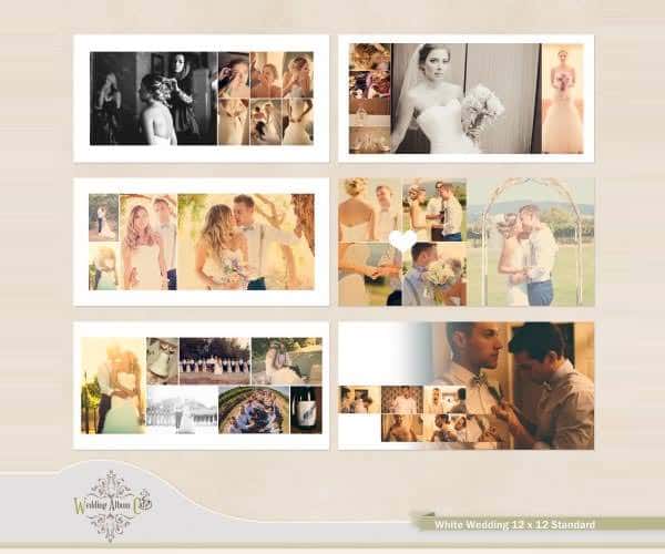 wedding album design template 666