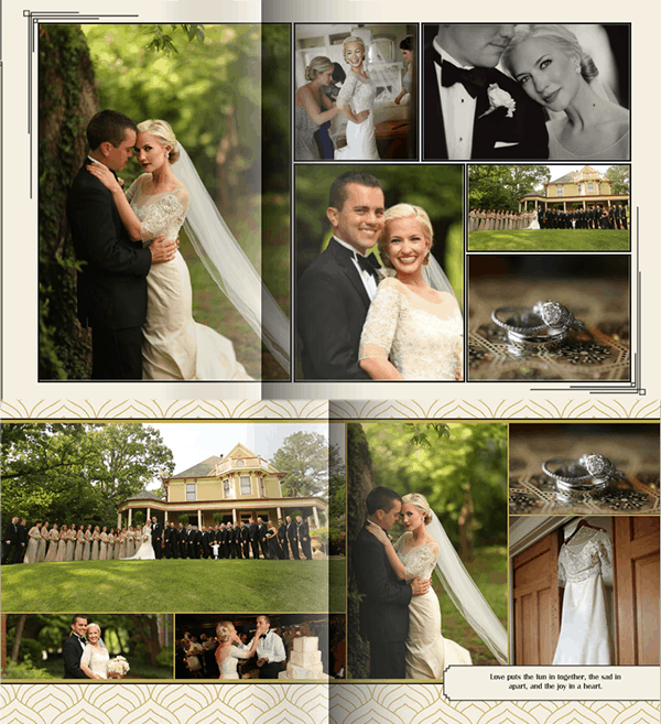 wedding album design template 777
