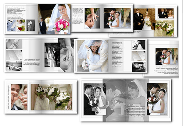 wedding album design template 888