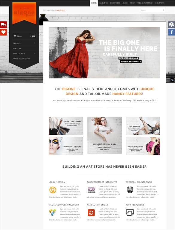 Coupon Website Template 50