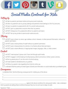 4 Social Media Contract Templates Word Excel Samples 4 Social Media Contract Templates Word Excel Samples