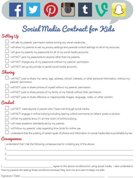 Social Media Contract Template 40