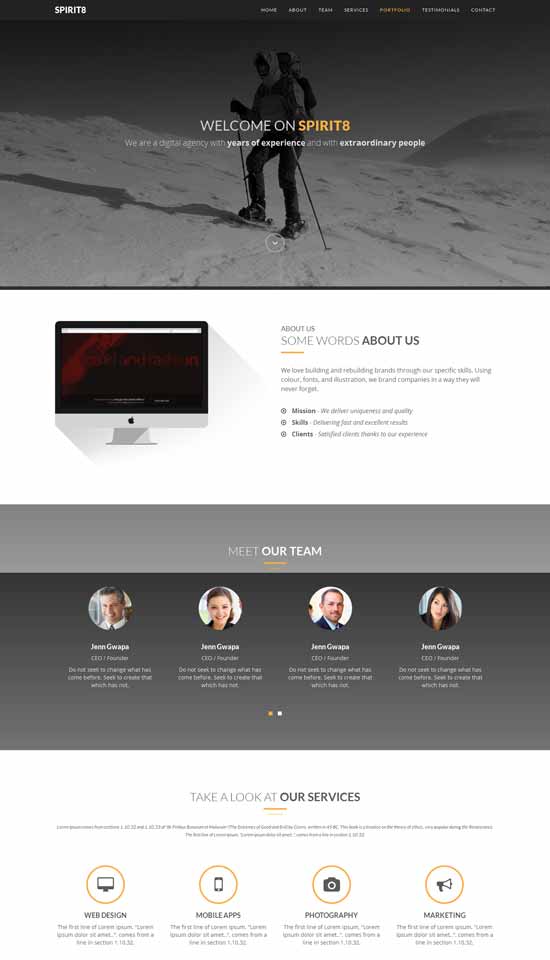 bootstrap template free 40