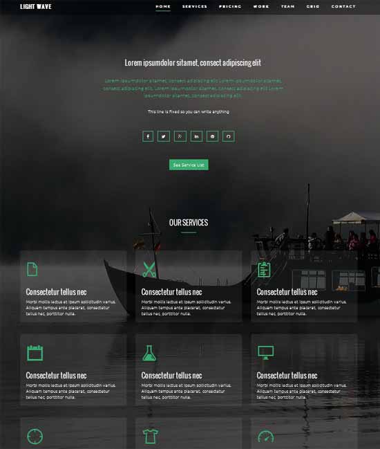 bootstrap template free 90