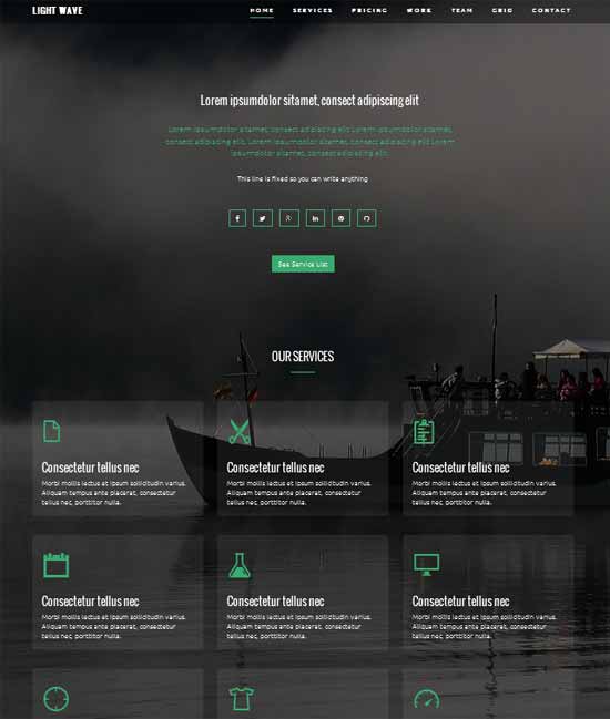 bootstrap template free 90