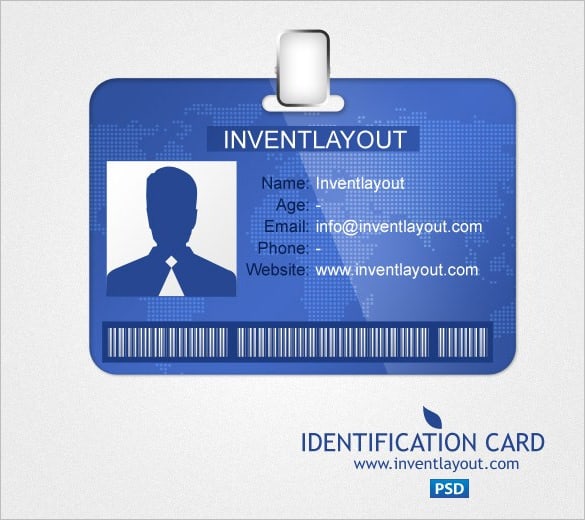 id card template 100