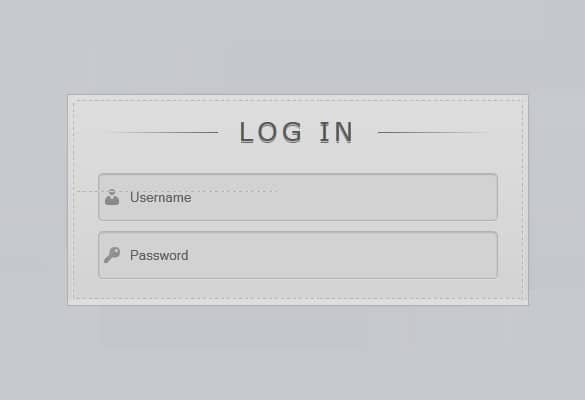 login page template 100