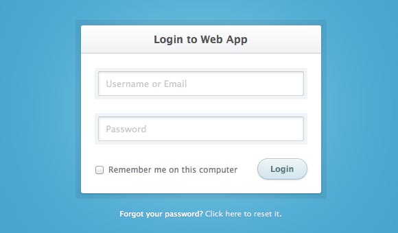 login page template 30