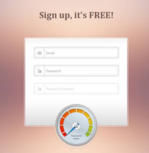 login page template 80