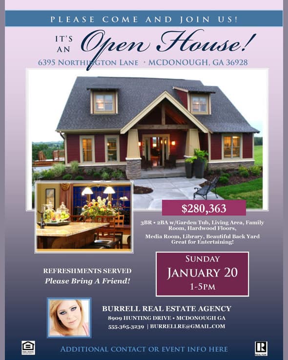 open house flyer template 60