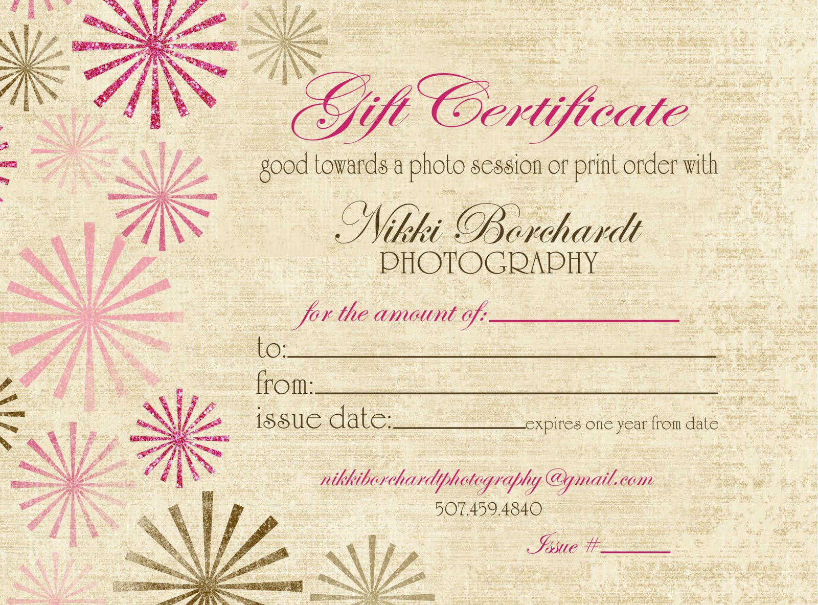 5+ Photography Gift Certificate Templates original reference preview 1