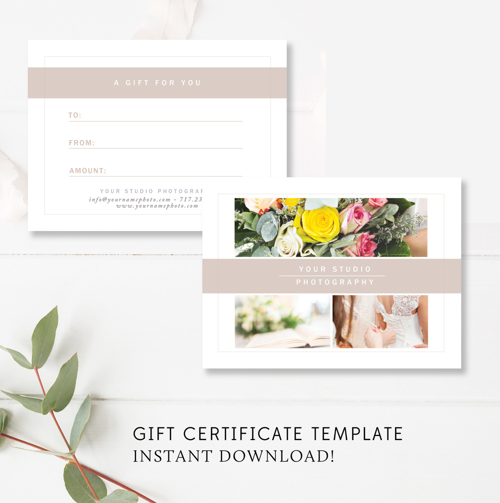 5+ Photography Gift Certificate Templates original reference preview 4