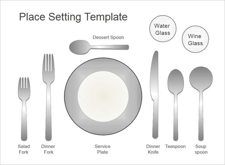 5+ Place Setting Templates original reference preview 1
