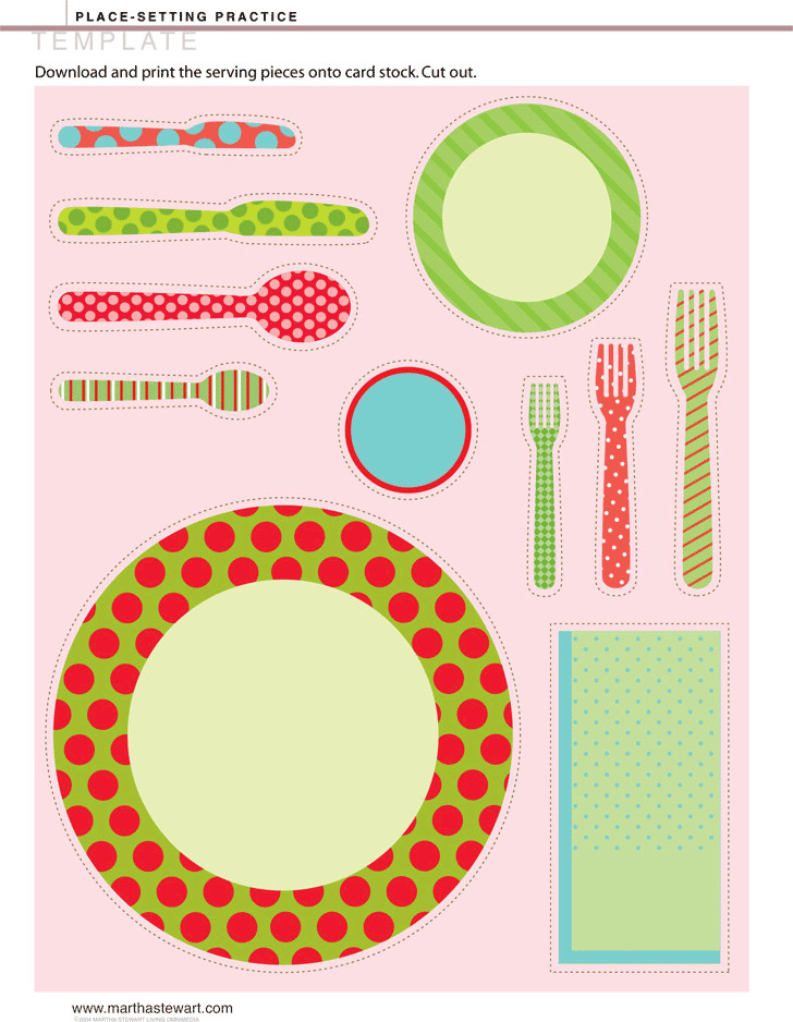 5+ Place Setting Templates original reference preview 5